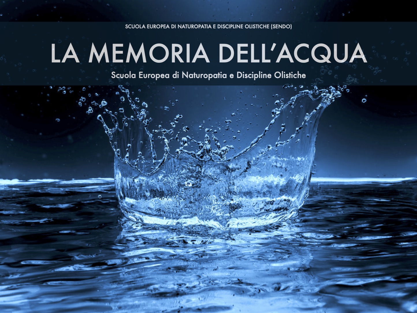 manuale di La memoria dell’acqua